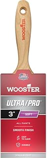 12‐Pack of 3 Wooster 41690030 Ultra/Pro Soft Flat Bristle Beavertail Handle Paint Brush