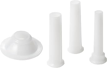 Winco MG-10 Sausage Stuffing Kit with 1 Flange & 3 Tubes