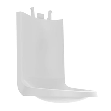 CS2 Floor and Wall Protector Attachment by Purell – Large, Durable ABS Plastic (recycling code number 7)., White, Pack of 18, Model 4121-WHT-18
