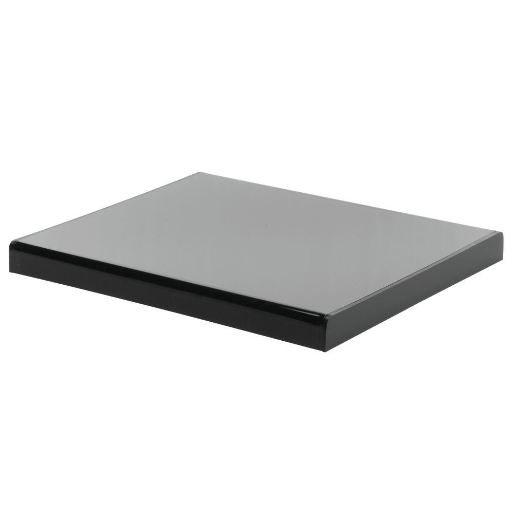 Display Riser Modular Black Acrylic Riser - 12"L x 9 3/4"W x 1"H by HUBERT – Plastic, Black, Model AR1UB