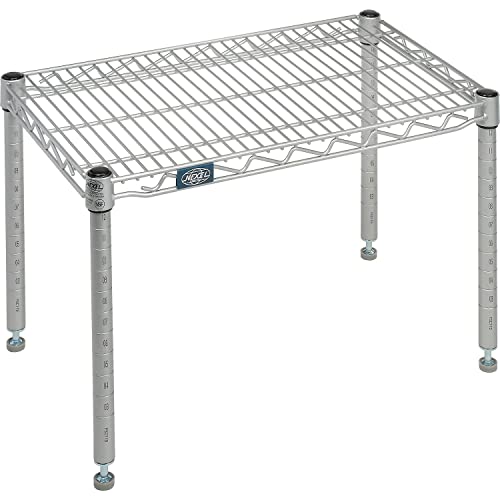 Nexelate Silver Epoxy Wire Dunnage Rack – Wire, Silver, Model P1424EP