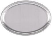 Royal Industries Sizzle Platter Oval, 11-3/4'' x 8'', Stainless Steel