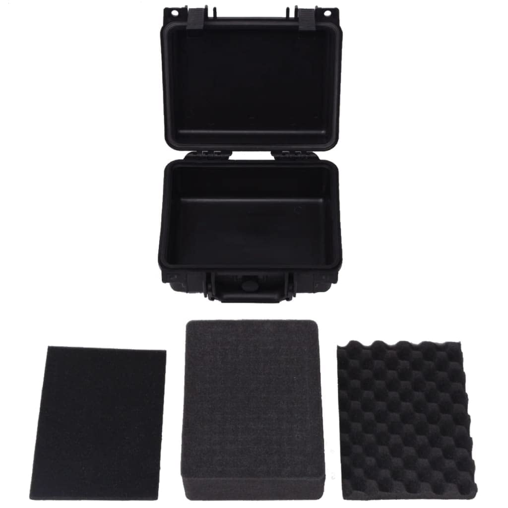 Hard Case by vidaXL – 4958.0 cubic_centimeters, Acrylonitrile Butadiene Styrene (ABS), Black, Model 142169
