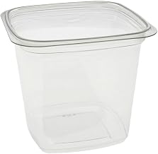 PACTIV PWP PET Plastic Square Deli Container Clear, 24 oz. | 480/Case