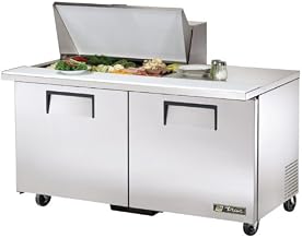 True TSSU-60-15M-B Solid Door Sandwich/Salad Unit