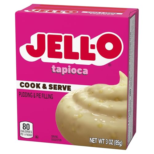 Jell-O Tapioca & Coconut cream / 3.2 Ounce (Pack of 4) / 4 Pudding Mixes
