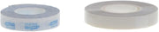 Tamper Evident White Poly Tape with Blue Paper - 1/2" W x 65'L 28 Rolls Per Case