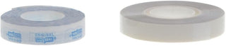 Tamper Evident White Poly Tape with Blue Paper - 1/2" W x 65'L 28 Rolls Per Case