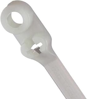 Thomas & Betts TY37M Cable Tie, Nylon, 120 lb., 14", 1/4 Mounting Hole, Natural (Pack of 500)