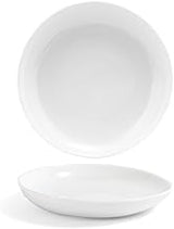 Front of the House DSP031WHP23 8" Round Kiln Plate, Diameter 8", 8" L x 8" W x 1.5" H, White (Pack of 12)
