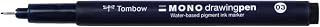 Tombow 56401 Mono Drawing Pen, 03 Tip Size, 6 Pack