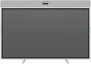 Logitech Rally Board 65 65" 4K Ultra HD Touchscreen Display with Mobile Cart, Off-White
