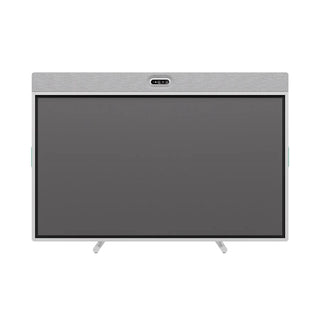 Rally Board 65 65" 4K Ultra HD Touchscreen Display with Mobile Cart by Logitech – 76, Off-White, Model 991-000562