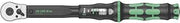 Wera 5075611001 "Click-Torque B 2 torque wrench with reversible ratchet, 3/8"" x 20-100 Nm", black/green