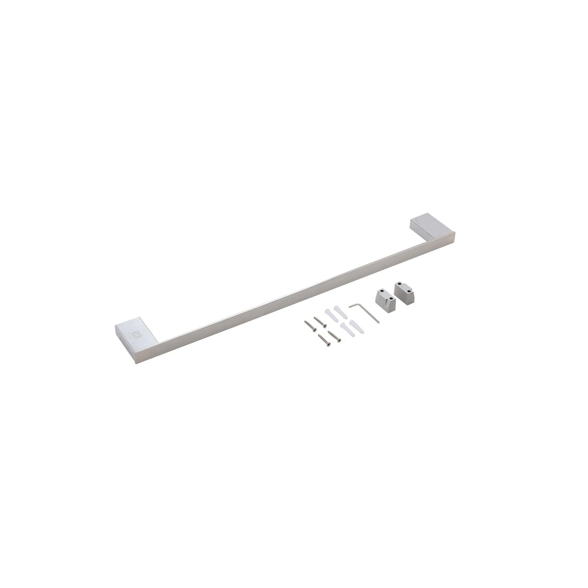 Sofia 2-Pc Stainless Steel Hardware Set in Chrome by Elegant Kitchen and Bath – Stainless Steel, Chrome, Model HWB-13S2PCH