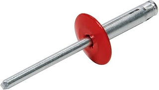 Allstar Performance Lg Hd Rivet 250Pk Red Flange Type Alum Mandrel