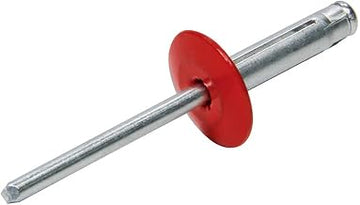 Allstar Performance Lg Hd Rivet 250Pk Red Flange Type Alum Mandrel