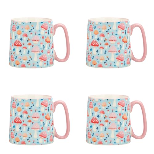 10 Strawberry Street 18 fl. Oz. / Petalcap Mushroom Meadow / Modern Coffee Cups & Mugs