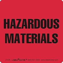Labelmaster LT208 Hazmat Shipping Form Label (Pack of 500)