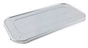 1/3 Third-Size Deep Aluminum Foil Steam / 5 lb. Loaf Pan w/Foil Lids (Pack of 50) by Handi-Foil – Medium, 80 fluid_ounces, Aluminum, Silver