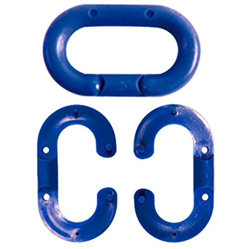 Plastic Master Link by Mr. Chain – 9"L x 12"W x 1"H, Acetal, Blue, Model 51706-10