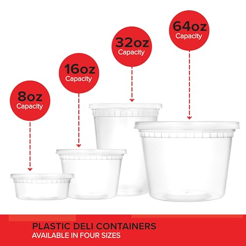 Stock Your Home 32 oz/48 Count / multi-colored / 32.0 ounces Container Sets
