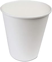 Boardwalk Paper Hot Cups, 1000 Count, 10 oz, White