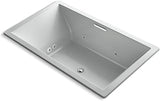 Kohler K-1174-XHGH-95 Underscore Rectangle Bathtub, Ice Grey