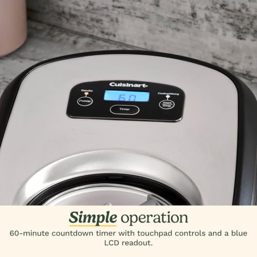 Cuisinart Stainless Steel / 1.5 Quart / 1.5 quarts Ice Cream Machines