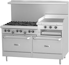 Garland G60-6R24RS 60â€ Mixed Top Burner Gas Restaurant Range - G Series