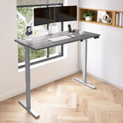 Bestar Bark Grey / 60W x 30D / Modern Monitor Stands