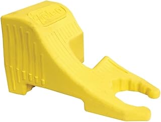 Tolco Door Wedge,Yellow,4 in L,PK 6 800090-1 Each
