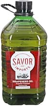Expeller Pressed Grapeseed Oil by Savor Imports – 1 Gallon, Pack of 4