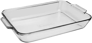 Anchor Hocking 4.8 Quart Rectangular Glass Baking Dish (1 piece, tempered tough, dishwasher safe)