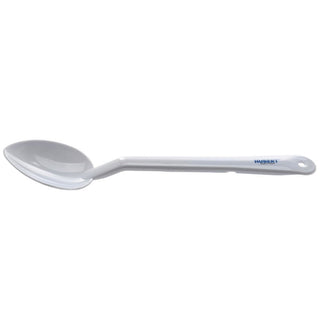 Serving Spoon Solid White Polycarbonate - 13"L by HUBERT – Polycarbonate, White, Model P-018WHITE