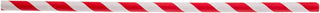 TableCraft – Straws – 7.75" (6mm) – Paper, Red Striped, Wrapped, 500 per Pack (Case of 6 Packs)