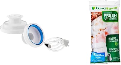FoodSaver Plastic Jar Sealer and Vacuum Zipper Bags Bundle