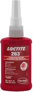 Loctite 1330585 263 Thread Locker, 50 mL, red | Primerless, Oil Tolerant