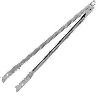16" Heavy-Duty Gripper Tong with Lock | Commercial Flat Paddle and Serrated Utility Kitchen Utensil for Restaurant Buffet Catering by Edlund – Stainless Steel, Model 6416HDL