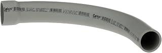 Carlon UA9AHB 1-1/2 Inch PVC Elbow, Schedule 40, 90 Degree with Standard Bend Radius, Belled End, Electrical Conduit Fitting for Commerical and Residential Applications