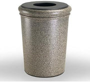 Commercial Zone 50-Gallon StoneTec Waste Container 7209 Color: Riverstone