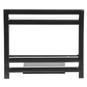 Black Metal Sign Holder - 3 1/2" L x 2" H by HUBERT – Black, Model 45114