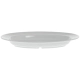 G.E.T. White 17" x 12" Oval Platter by Milano – Large, Melamine, White, Model ML-14-W