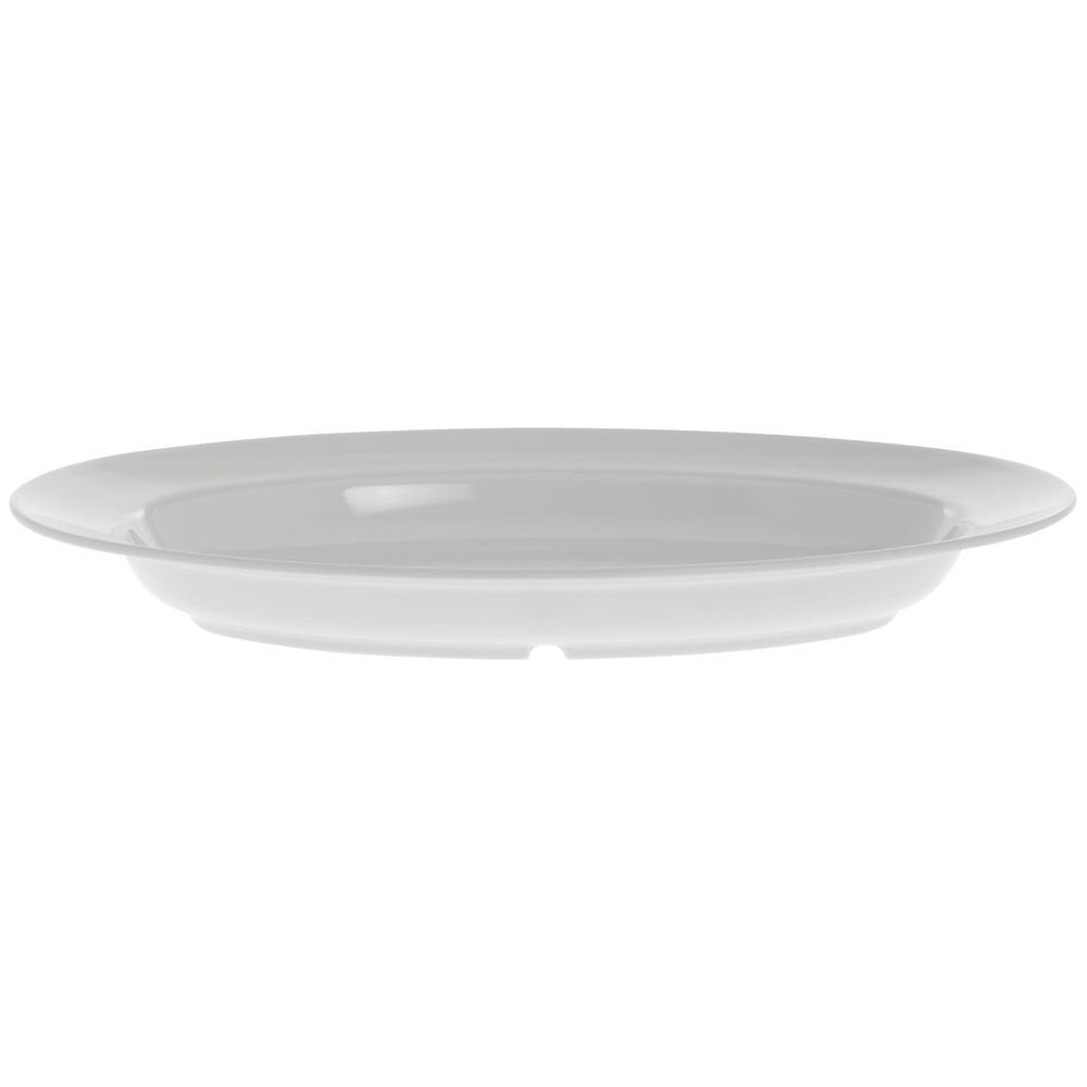 G.E.T. White 17" x 12" Oval Platter by Milano – Large, Melamine, White, Model ML-14-W