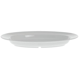 G.E.T. White 17" x 12" Oval Platter by Milano – Large, Melamine, White, Model ML-14-W