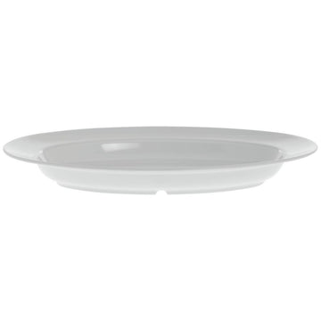 G.E.T. White 17" x 12" Oval Platter by Milano – Large, Melamine, White, Model ML-14-W