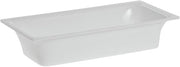 Delfin Bowl Rectangular White Acrylic- 11" L x 5 3/4 W x 2 1/2 H