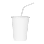 [1000 ct] 12oz Disposable Paper Cold Cups for Iced Tea by Karat – 12 Ounces, Paper, White, Model C-KCP12W