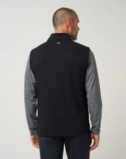 Mens Point Of Sail Vest Black Medium by TravisMathew – Medium, Polyester Blend, Black, Model A46644_0BLK_