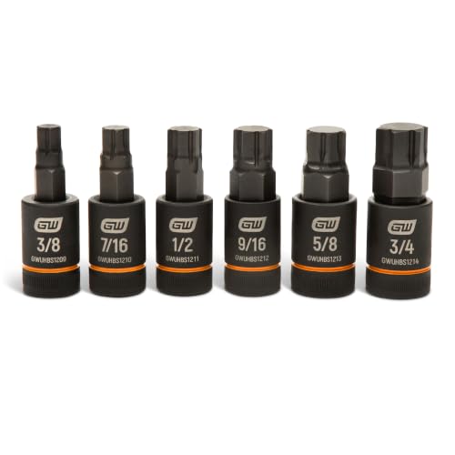 GEARWRENCH 6 Piece - 1/2" / 1 / 6 Drive Socket Sets